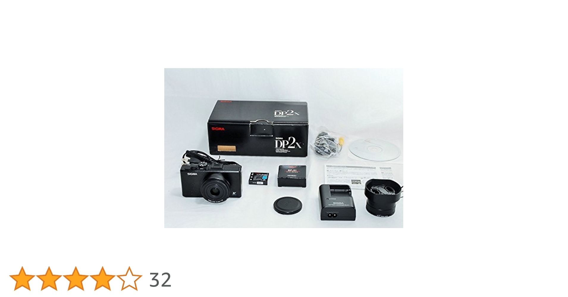 SIGMA DP2X コンパクトデジタルカメラ　付属品あり DP2x｜シグマ デジタルカメラ 1406万画素 APS-Cサイズ｜中古品